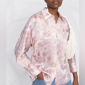 Vince
Dahlia floral-print silk shirt